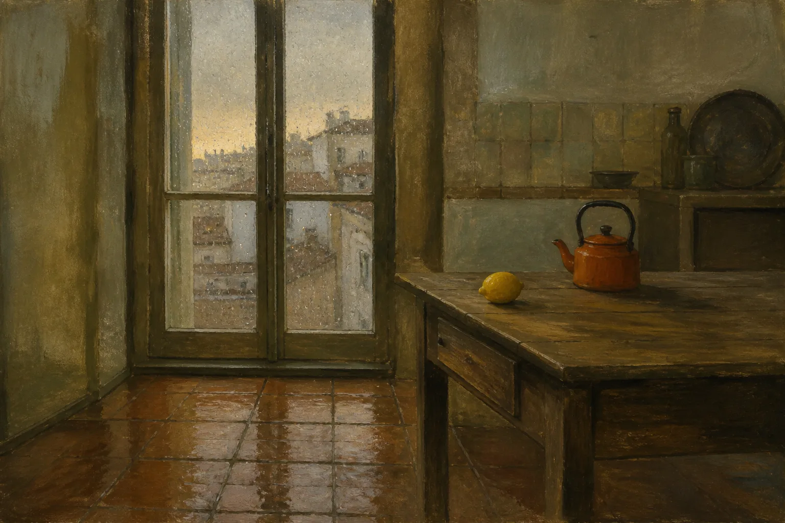 Kitchen, After Rain