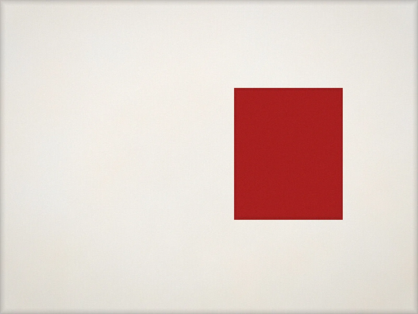 White Holding a Red, III